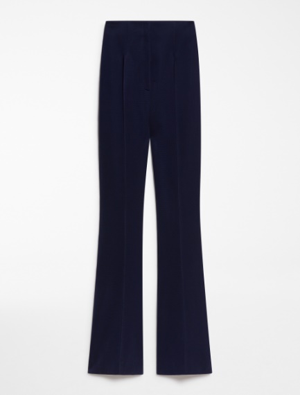 Pantalone mini flare in jersey - BLU NOTTE - Sportmax