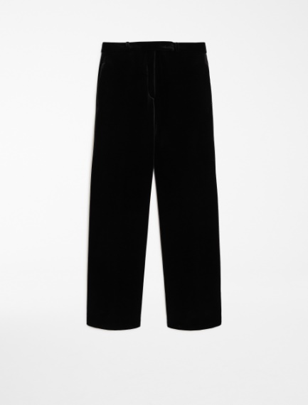 Pantalone morbido in velluto - NERO - Sportmax