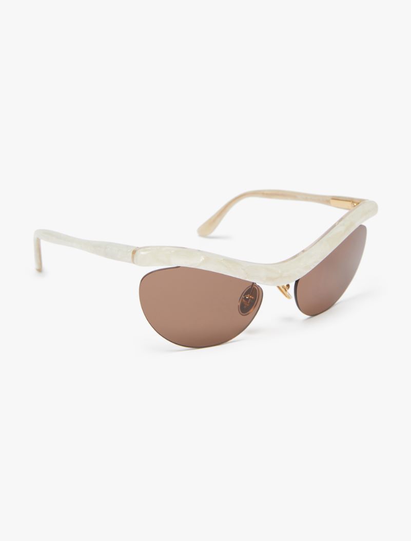 Cat-eye sunglasses - IVORY - Sportmax