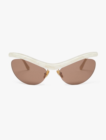 Cat-eye sunglasses - IVORY - Sportmax