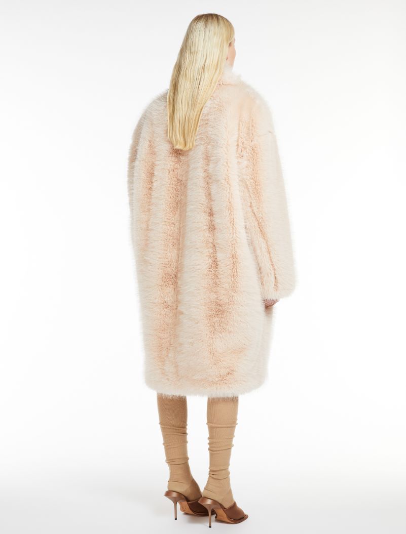 Faux fur coat - PINK - Sportmax