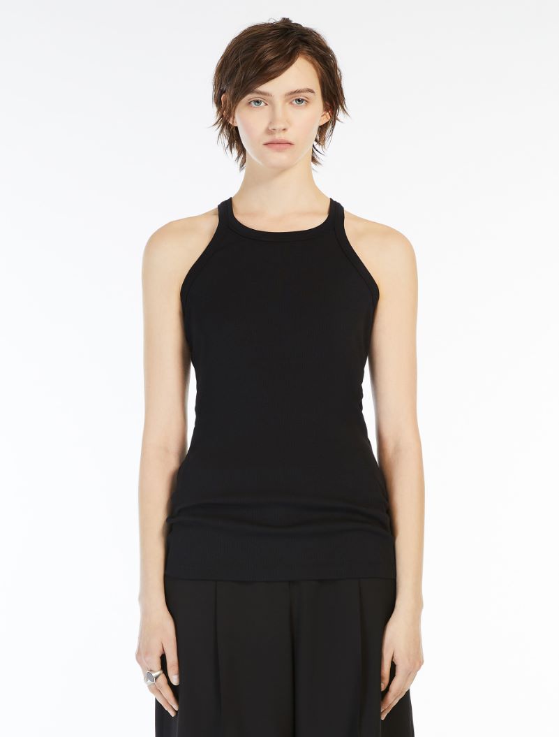 Silk vest top - BLACK - Sportmax