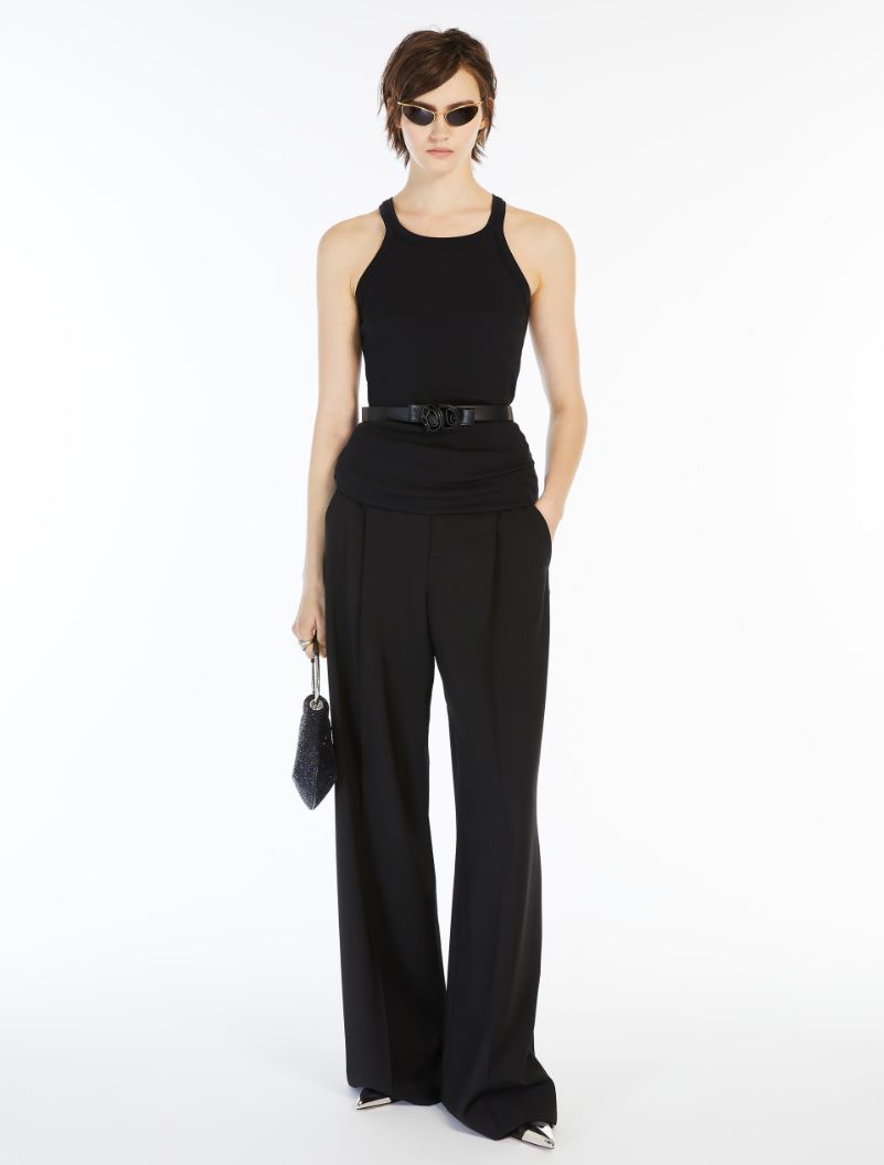 Silk vest top - BLACK - Sportmax