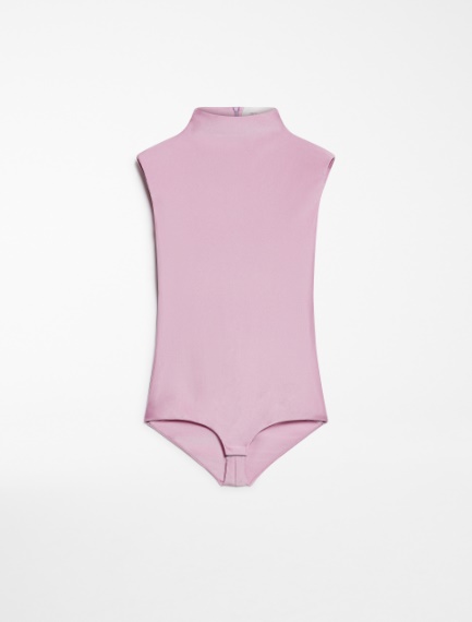 Shiny Lycra bodysuit - LAVENDER - Sportmax