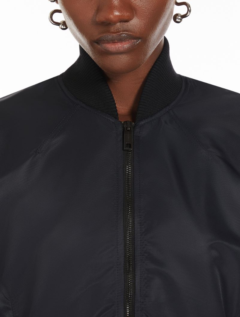 Short bomber jacket - BLACK - Sportmax