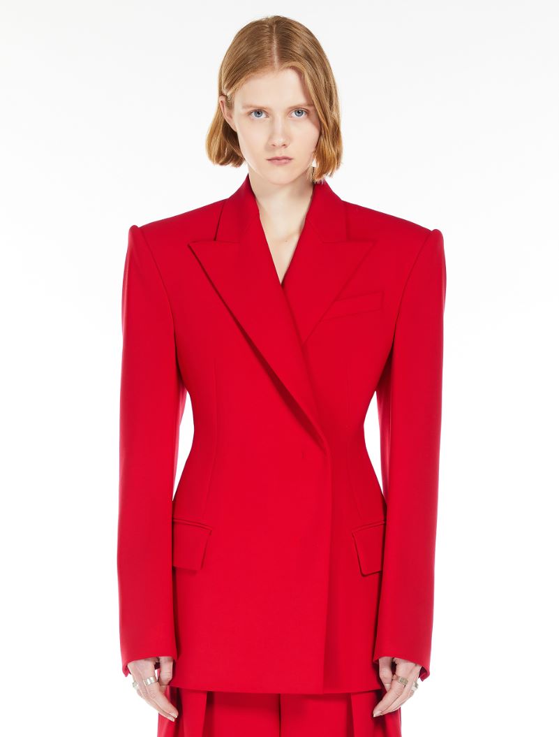 Double-breasted blazer - RED - Sportmax