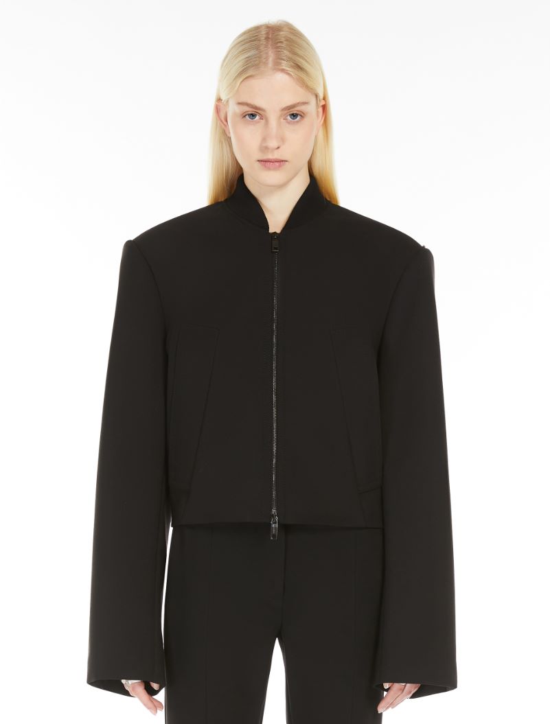 Blouson corto in lana - NERO - Sportmax