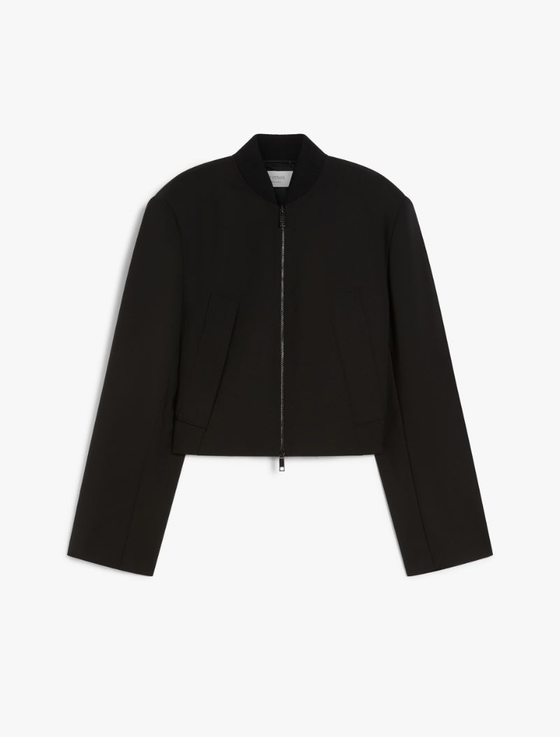 Blouson corto in lana - NERO - Sportmax