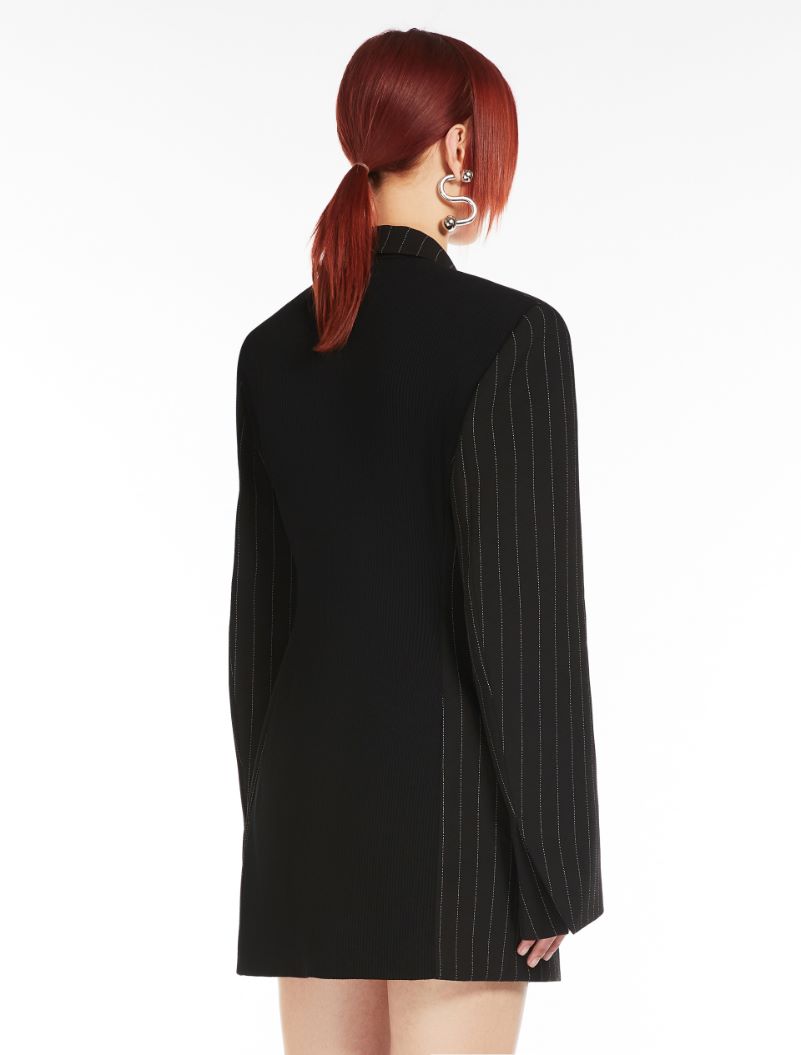 Asymmetric tailored blazer - BLACK - Sportmax