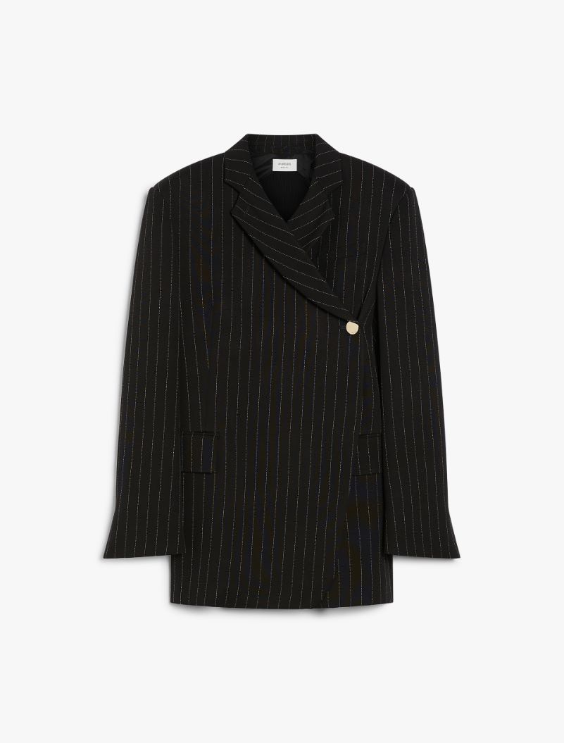 Asymmetric tailored blazer - BLACK - Sportmax