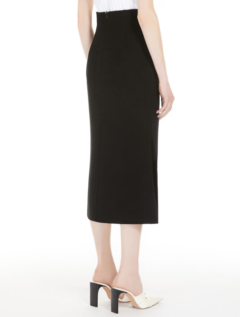 Long skirt with slits - BLACK - Sportmax