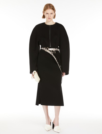 Long skirt with slits - BLACK - Sportmax