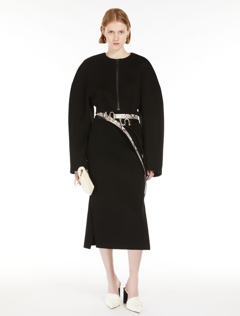 Long skirt with slits - BLACK - Sportmax