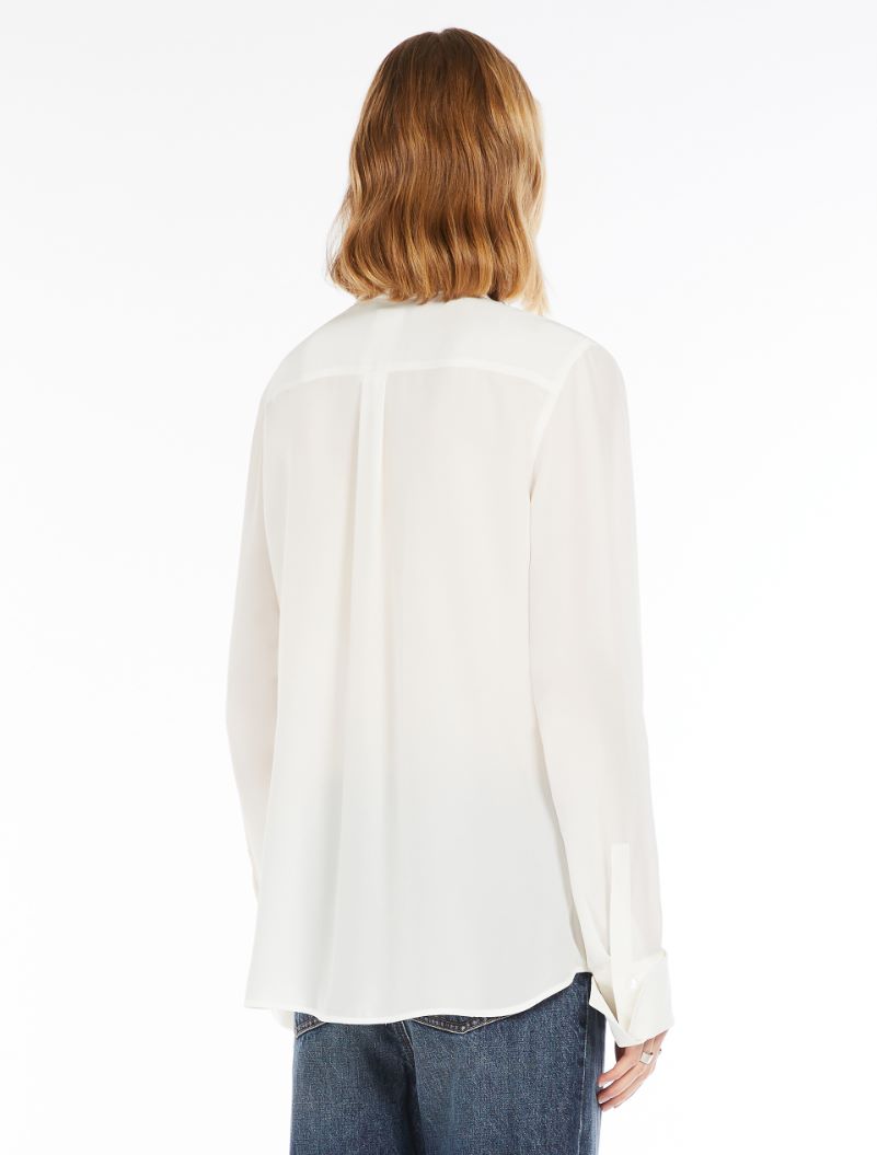 Crêpe shirt - WHITE - Sportmax