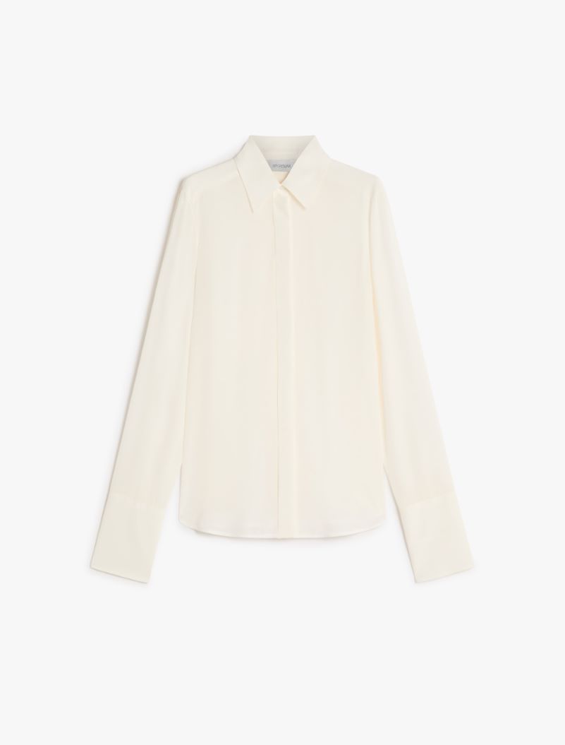 Crêpe shirt - WHITE - Sportmax