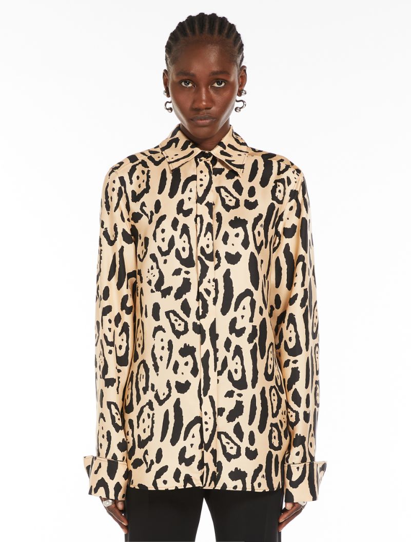 Animal-print shirt - CAMEL - Sportmax