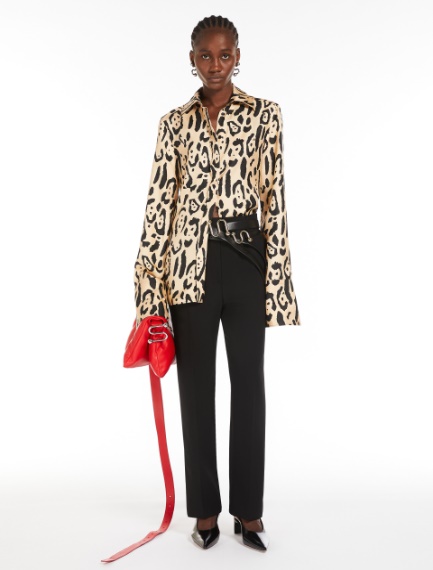 Animal-print shirt - CAMEL - Sportmax