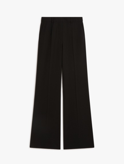 Flared tailored trousers - BLACK - 