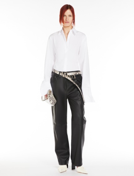 Poplin shirt - OPTICAL WHITE - Sportmax