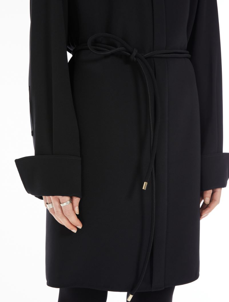 Oversized shirt dress - BLACK - Sportmax