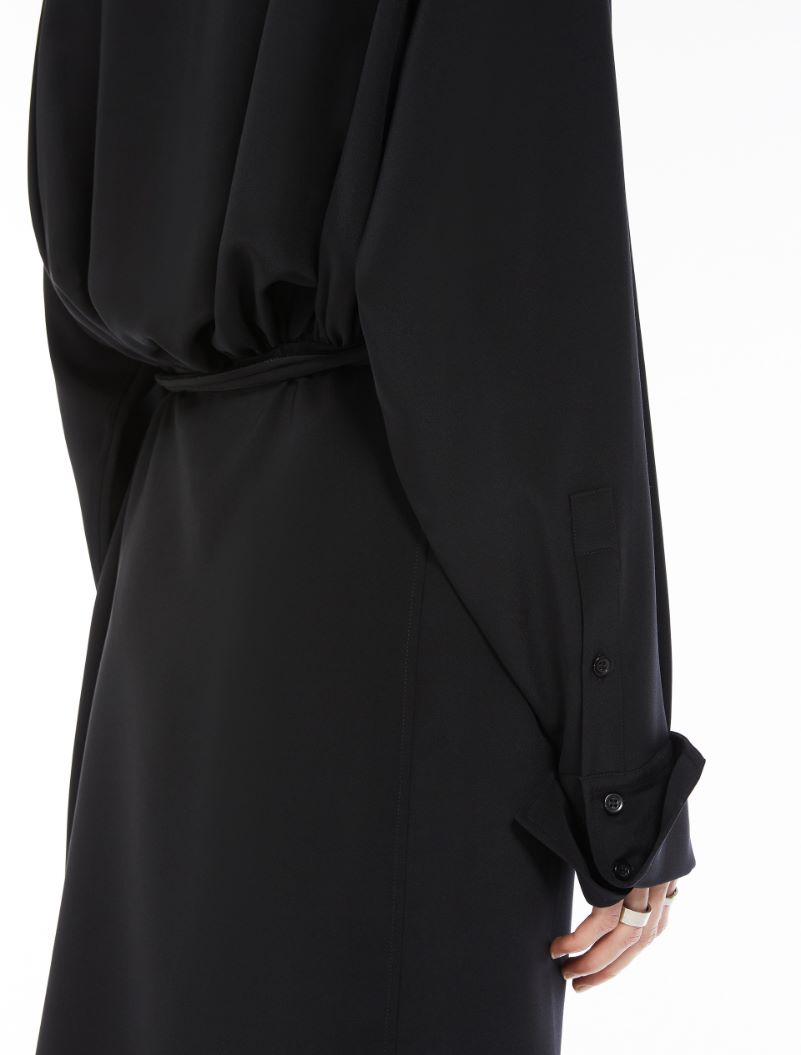 Oversized shirt dress - BLACK - Sportmax