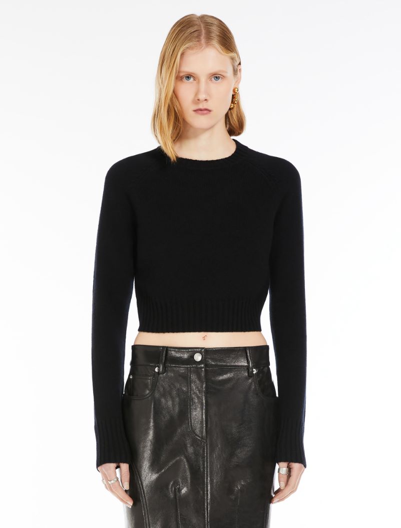 Cashmere and wool jumper - BLACK - Sportmax