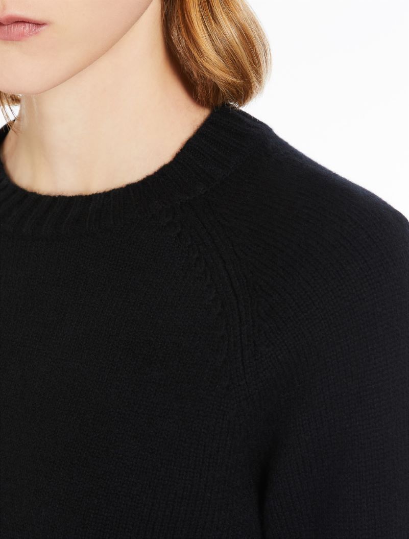 Cashmere and wool jumper - BLACK - Sportmax