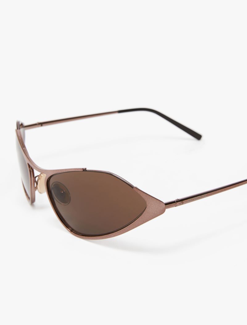 Cat-eye sunglasses - BROWN BRONZE - Sportmax