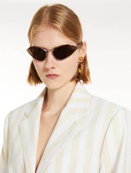 Cat-eye sunglasses - BROWN BRONZE - Sportmax