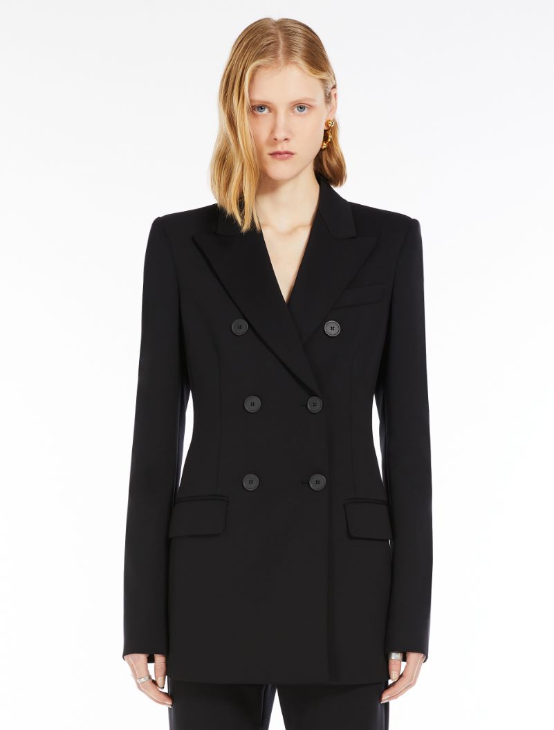 Scuba jersey blazer - BLACK - Sportmax