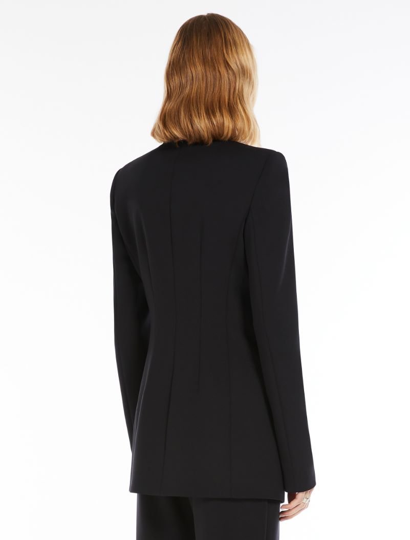 Scuba jersey blazer - BLACK - Sportmax