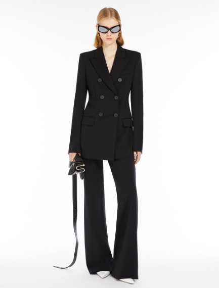 Scuba jersey blazer - BLACK - Sportmax