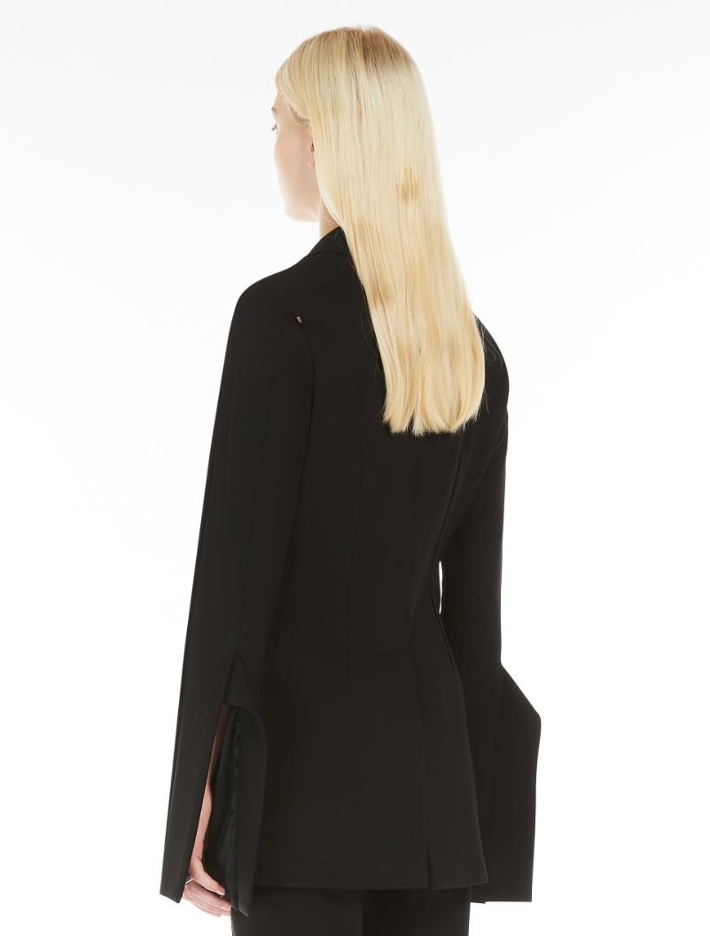 Crêpe jersey blazer - BLACK - Sportmax