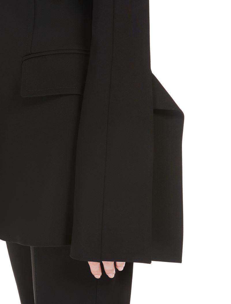 Crêpe jersey blazer - BLACK - Sportmax