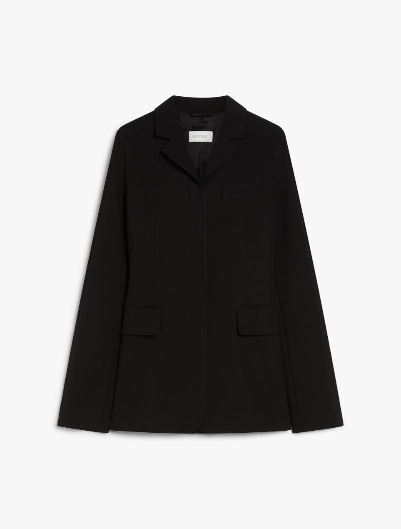 Crêpe jersey blazer - BLACK - Sportmax