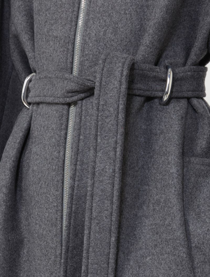 Wool coat - DARK GREY - Sportmax - 6
