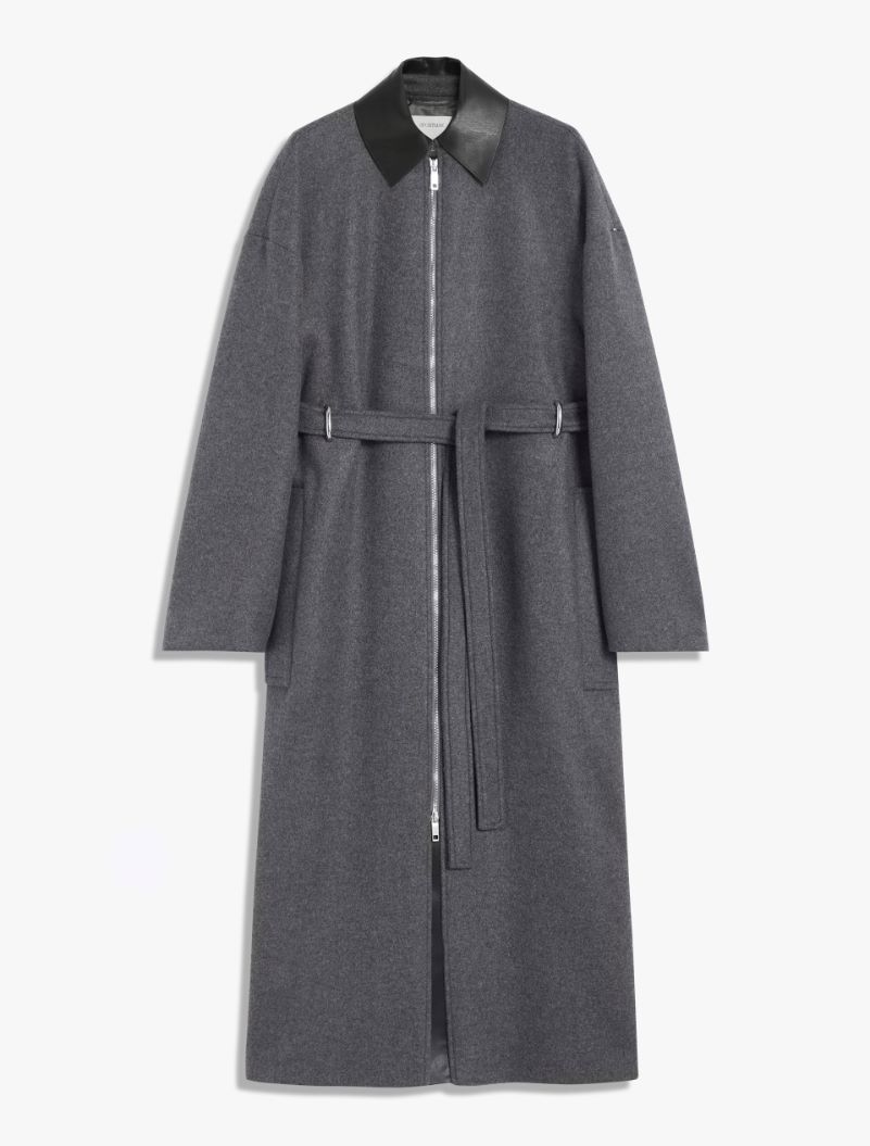 Wool coat - DARK GREY - Sportmax - 8