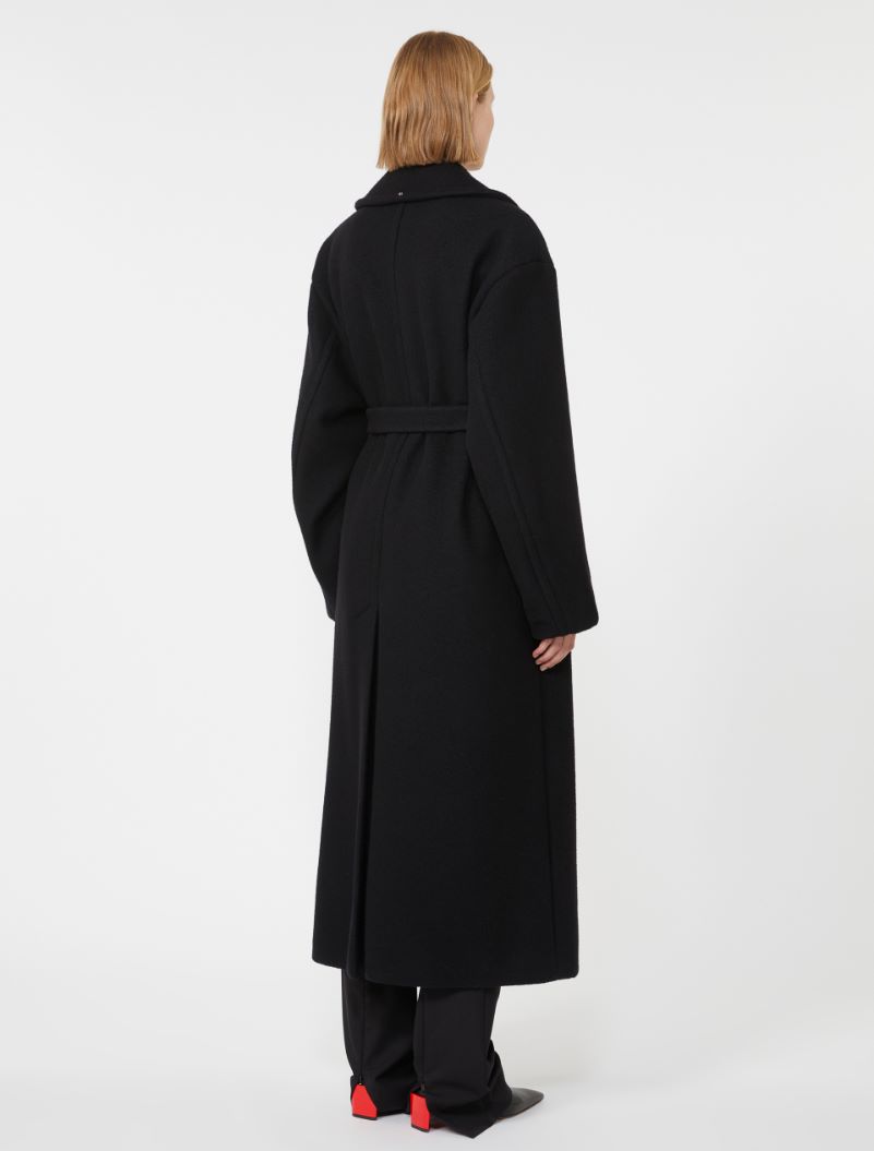 Double-sided pure wool coat - BLACK - Sportmax - 3