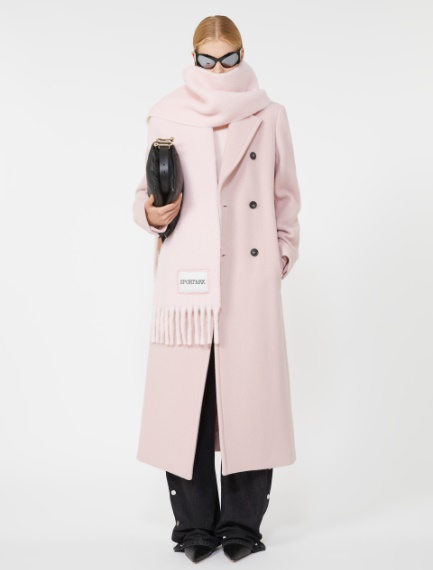 Double-breasted coat - ANTIQUE ROSE - Sportmax