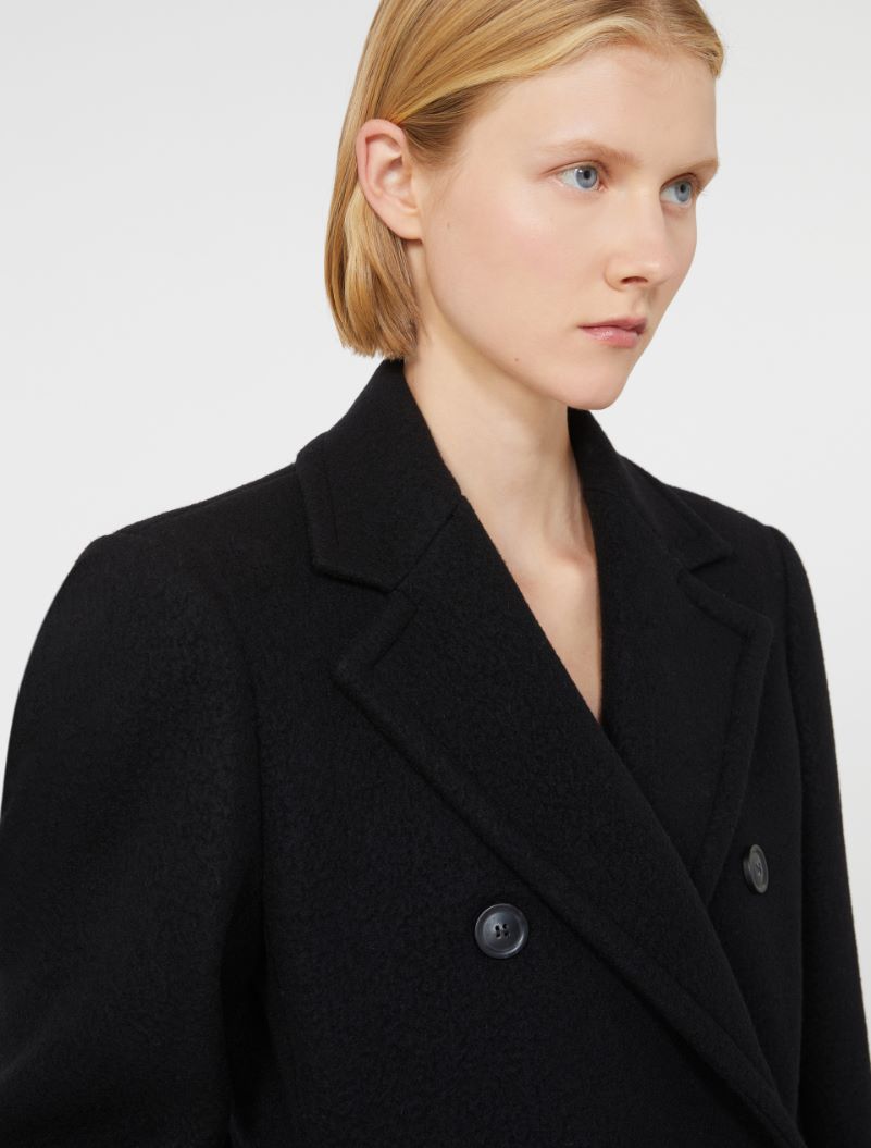 Double-breasted coat - BLACK - Sportmax - 4