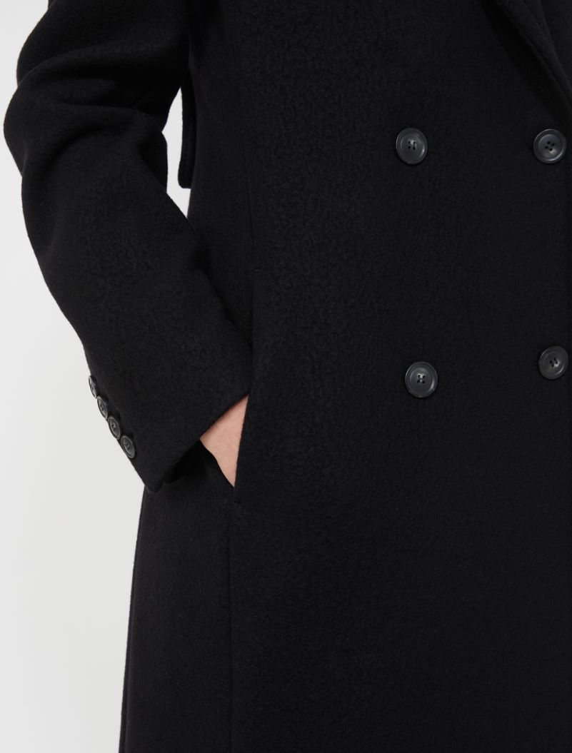 Double-breasted coat - BLACK - Sportmax - 5