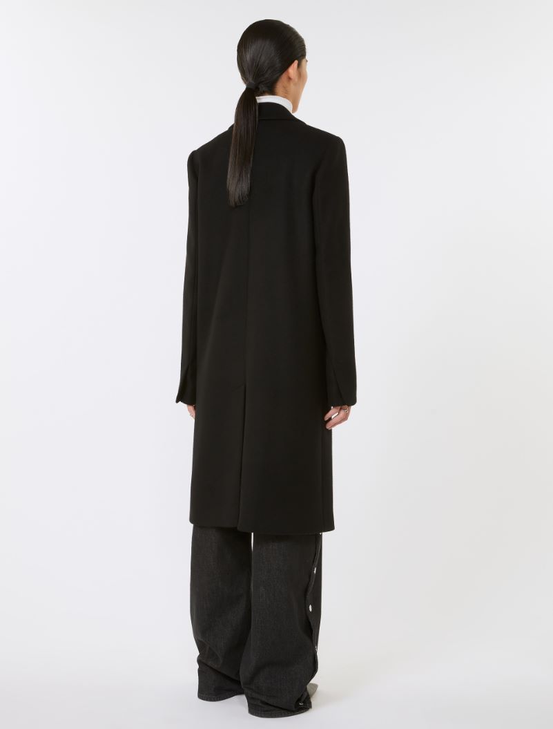 Double-sided fabric coat - BLACK - Sportmax - 3