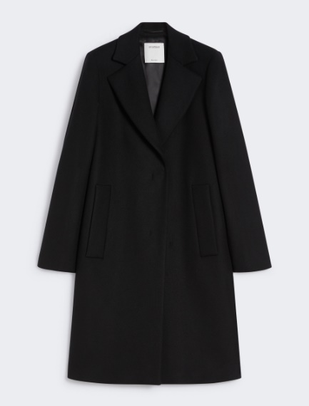 Double-sided fabric coat - BLACK - Sportmax