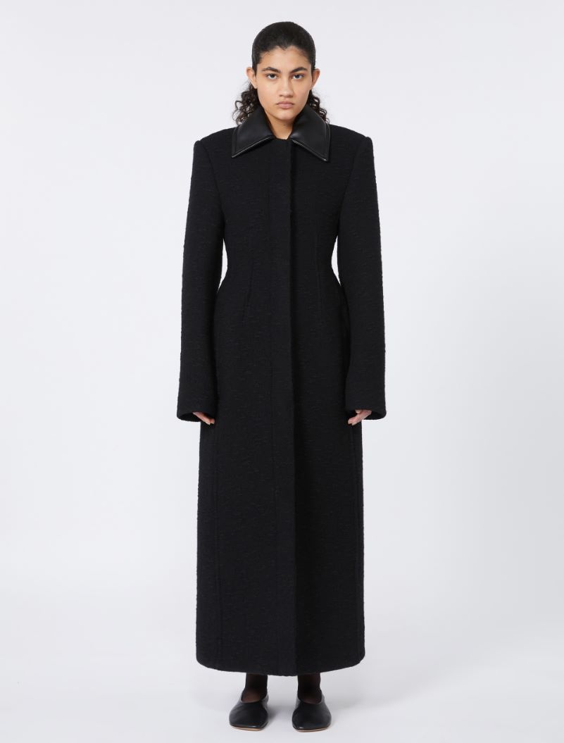 Fitted wool coat - BLACK - Sportmax - 2