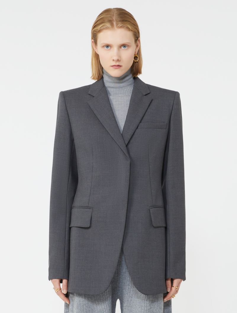 Stretch wool jacket - DARK GREY - Sportmax - 2