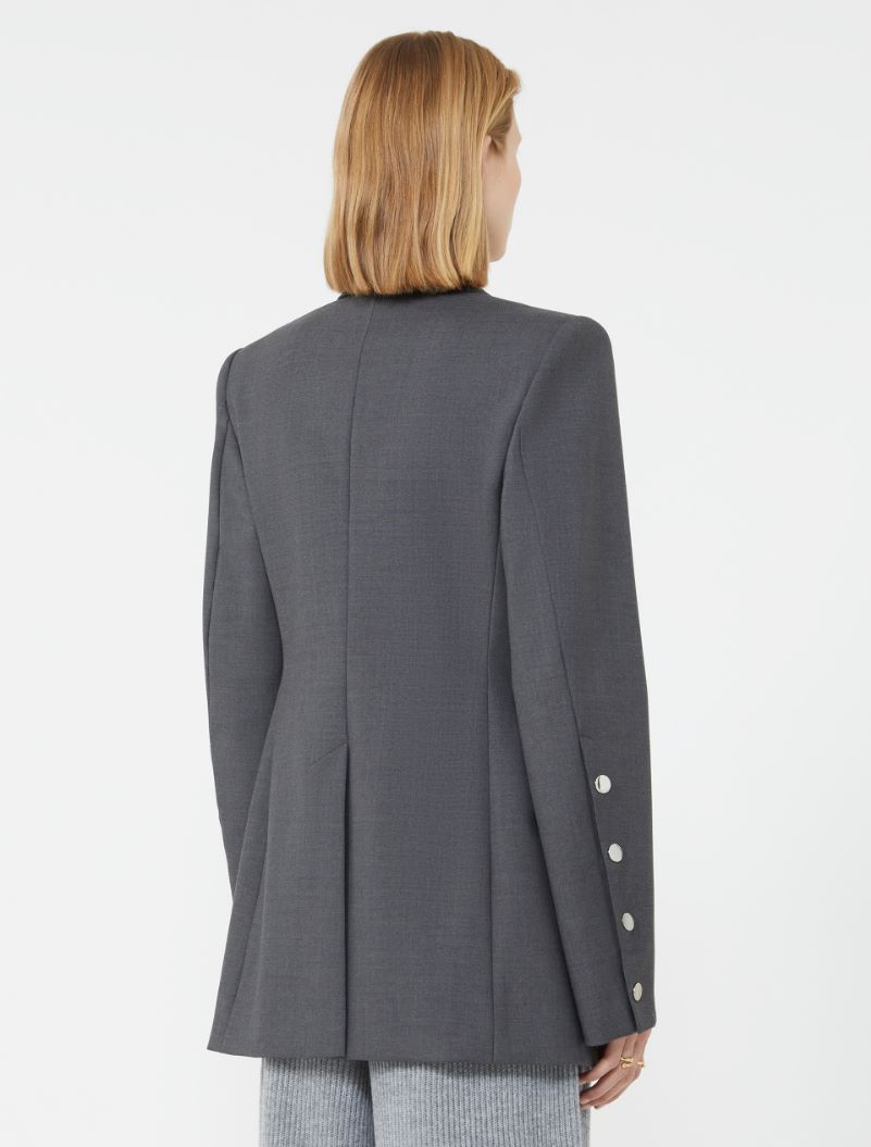 Stretch wool jacket - DARK GREY - Sportmax - 3