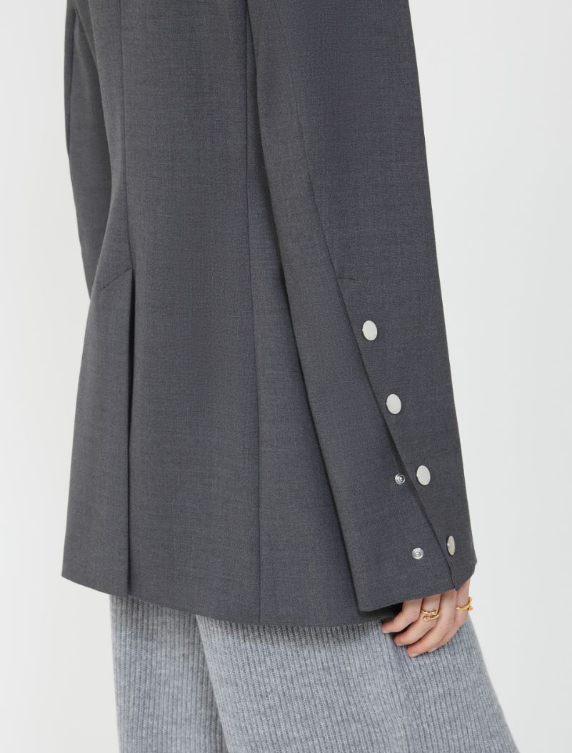 Stretch wool jacket - DARK GREY - Sportmax - 4