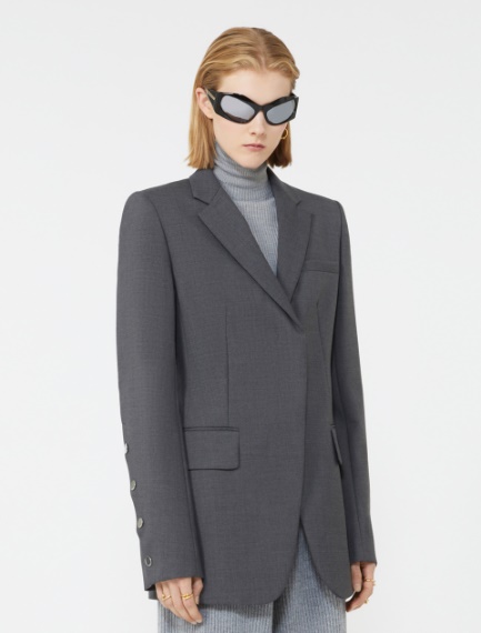 Giacca in lana stretch - ANTRACITE - Sportmax