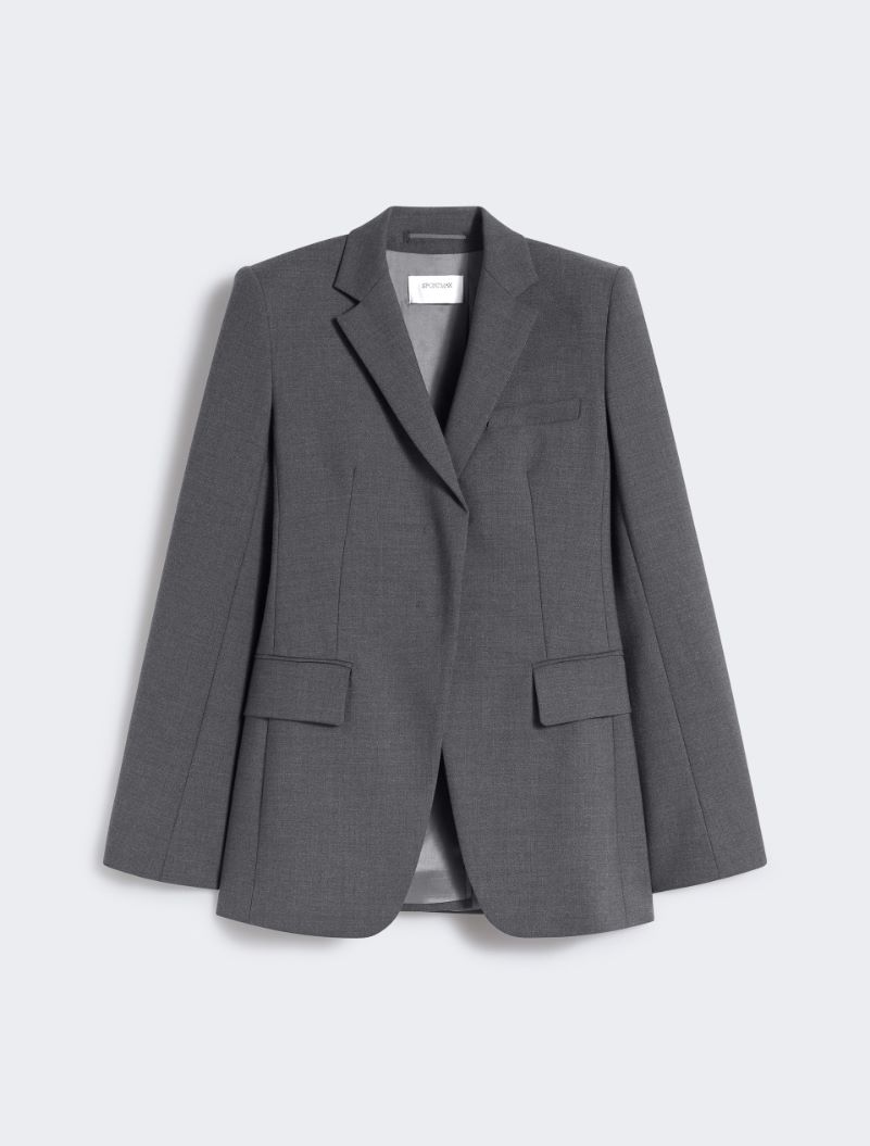 Stretch wool jacket - DARK GREY - Sportmax - 6
