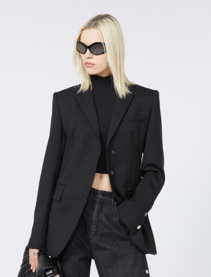 Giacca in lana stretch - NERO - Sportmax